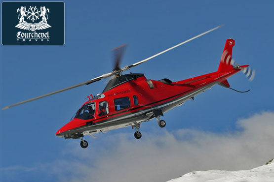 Twin Helicopter Agusta 109  Courchevel