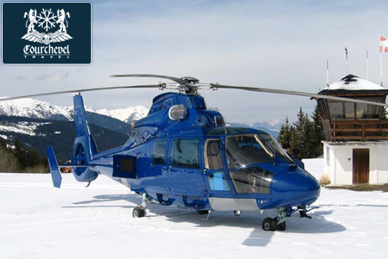 Twin Helicopter AS365 Squirrel Courchevel