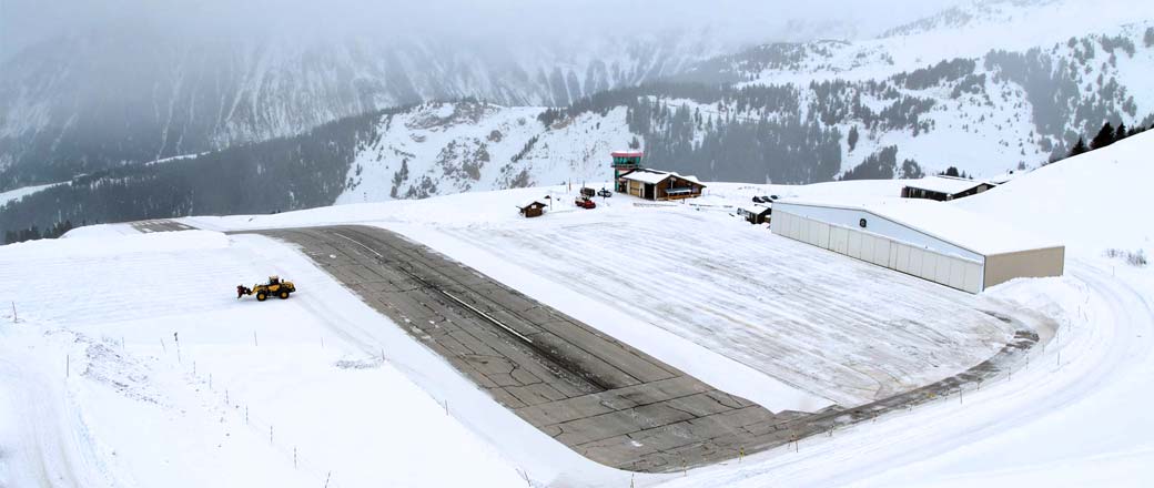 Hélicoptères à Courchevel