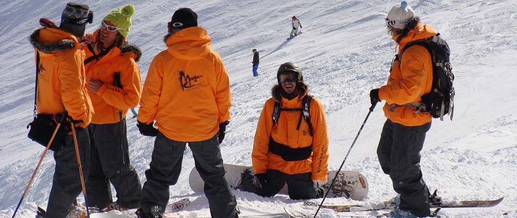 Instructor de esquí en Courchevel